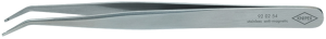 ESD precision tweezers, uninsulated, antimagnetic, stainless steel, 120 mm, 92 02 54