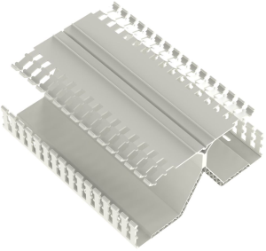 Wiring duct, (L x W x H) 1.8 m x 209 x 104.8 mm, PVC, white, DRD44WH6