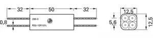 MRT10AKB-AX-A2 Vitrohm Wirewound Resistors