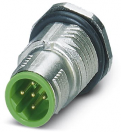 Plug, M12, 5 pole, solder pins, SPEEDCON locking, straight, 1456572
