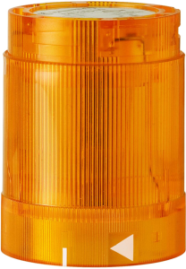 LED permanent light element, Ø 52 mm, yellow, 115 VAC, IP54