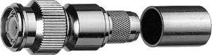 TNC plug 50 Ω, RG-213/U, crimp/crimp, straight, 100023713