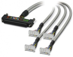 Sensor actuator cable, cable socket, 1 m, PVC, gray, 2321729