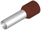 Insulated Wire end ferrule, 25 mm², 36 mm/22 mm long, brown, 0317100000