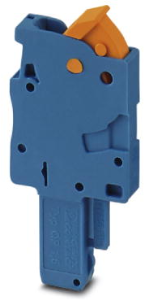 Plug, quick connection, 0.25-1.5 mm², 1 pole, 17.5 A, 6 kV, blue, 3051027