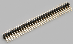 Pin header, 16 pole, pitch 2.54 mm, straight, black, 10120514