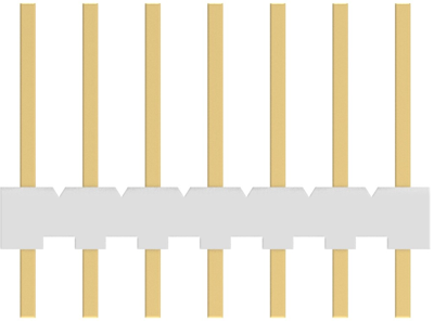 644884-7 AMP PCB Connection Systems Image 3