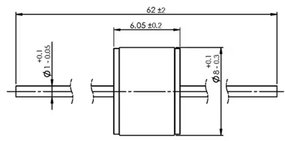 B88069X3881T502 TDK (EPCOS) Gas Discharge Tubes Image 2