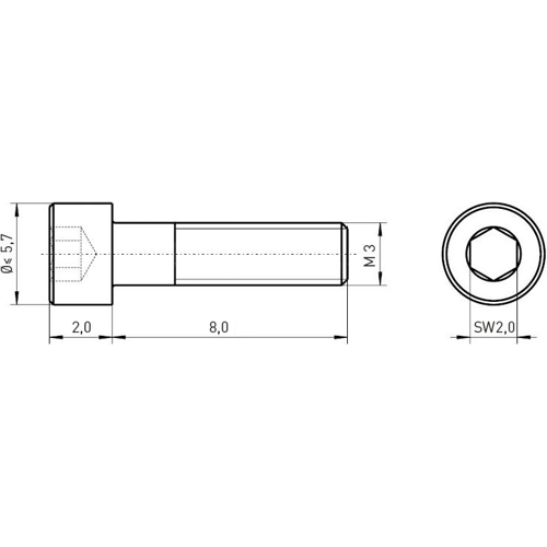 001.16.336 Ettinger Screws, Threaded Rods Image 2