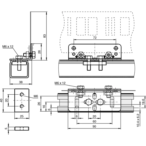 184102 PEPPERL+FUCHS Accessories for Sensors Image 2