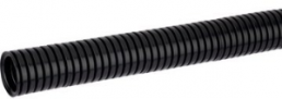Corrugated hose, inside Ø 29 mm, outside Ø 34.5 mm, BR 50 mm, polyamide, black