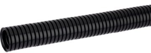 Corrugated hose, inside Ø 12 mm, outside Ø 15.8 mm, BR 22 mm, polyamide, gray