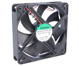 DC axial fan, 12 V, 120 x 120 x 25 mm, 183.83 m³/h, 44.5 dB, ball bearing, SUNON, EEC0251B1-000U-A99