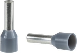 Insulated Wire end ferrule, 2.5 mm², 24 mm long, NF C 63-023, gray, DZ5CE0253