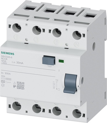 5SV3648-6 Siemens FI Circuit Breakers Image 1