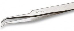 ESD precision tweezers, antimagnetic, stainless steel, 115 mm, 51SASL