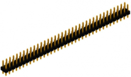 Pin header, 72 pole, pitch 2.54 mm, straight, black, 10058617