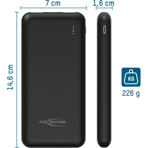 PB212 10000AH Ansmann Powerbanks, Auxiliary Batteries Image 4