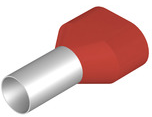 Insulated Wire end ferrule, 10 mm², 24 mm/12 mm long, DIN 46228/4, red, 9018880000