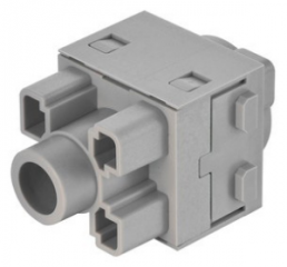 Socket contact insert, 1 pole, unequipped, screw connection, 09140013105