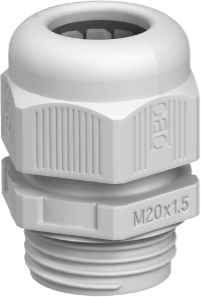Cable gland, M63, 67 mm, IP68, silver gray, 2022857