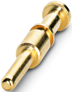 Pin contact, 0.25-2.5 mm², crimp connection, nickel-plated/gold-plated, 1242329