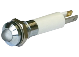 LED signal light, 24 V (DC), 30 mcd, Mounting Ø 8 mm, pitch 3.8 mm, LED number: 1