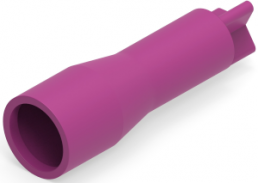 End connectorwith insulation, 0.3-2.0 mm², AWG 22 to 14, purple, 23.88 mm