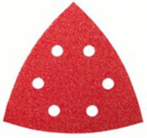 Sanding sheet for delta sander, 5 pieces, 93 mm, triangular shape, 2.608.605.601