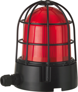 LED rotating light, Ø 153 mm, red, 115-230 VAC, IP67
