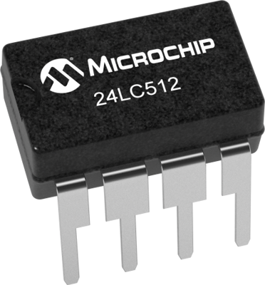 24LC512-I/P Microchip Memory ICs