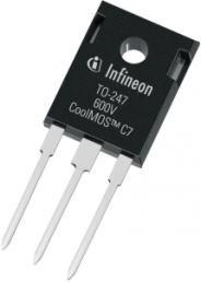 Infineon Technologies N channel CoolMOSC7 power transistor, 600 V, 13 A, TO-247, IPW60R180C7XKSA1