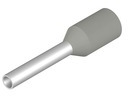 Insulated Wire end ferrule, 0.75 mm², 14 mm/8 mm long, gray, 9004300000