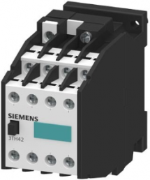 Auxiliary contactor, 8 pole, 6 A, 4 Form A (N/O) + 4 Form B (N/C), coil 24 VDC, screw connection, 3TH4244-5KB4