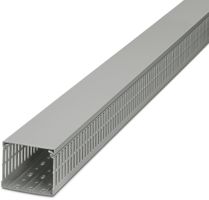 Wiring duct, (L x W x H) 2000 x 80 x 25 mm, PVC, gray, 3240281