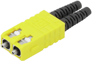 SC plug, POF, multimode, zircon, yellow, 1206720000