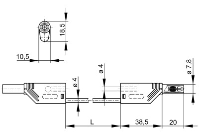 MLS SIL WS 50/1 GN Hirschmann Test & Measurement Test Leads Image 2