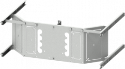 SIVACON S4 mounting panel 3VL2 and 3VL3 4-pole, fixed-mounted through compart...