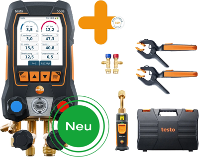 0564 2558 Testo Anemometers, Gas and Pressure Measuring Instruments Image 1