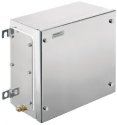 Stainless steel enclosure, (L x W x H) 150 x 260 x 260 mm, silver (RAL 7035), IP67, 1195700000