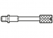 Knurled screw for D-Sub, 014869