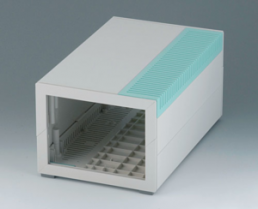 ABS enclosure, (L x W x H) 130 x 245 x 124 mm, gray white (RAL 9002), IP40, B2212205