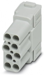 Socket contact insert, 8 pole, unequipped, crimp connection, 1414371