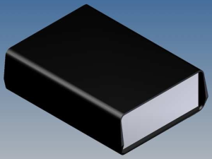 ABS enclosure, (L x W x H) 178 x 131.5 x 54 mm, black (RAL 9004), IP54, 932C.9