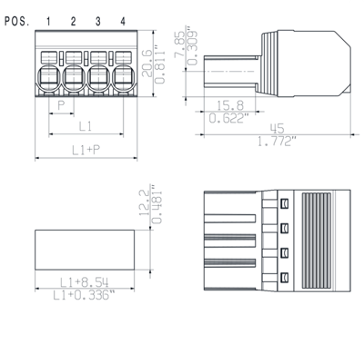 1060830000 Weidmüller PCB Connection Systems Image 3