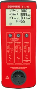 ST 710 Benning VDE testers, Installation testers, Insulation testers