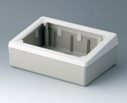 ABS enclosure, (L x W x H) 118 x 180 x 70 mm, gray white, IP40, A9086365