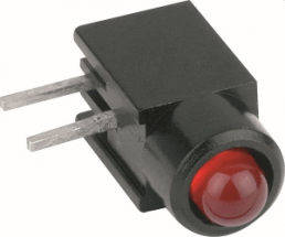 LED signal light, red, 20 mcd, pitch 2.54 mm, LED number: 1