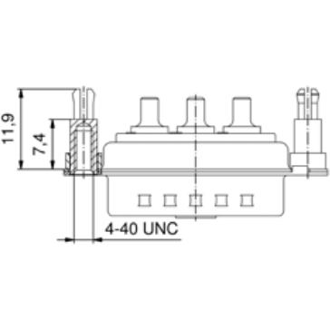 302W2CPXX69E60X CONEC D-Sub Connectors Image 2