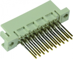Male connector, type 3Q, 20 pole, a-b, pitch 2.54 mm, solder pin, straight, 09751206577
